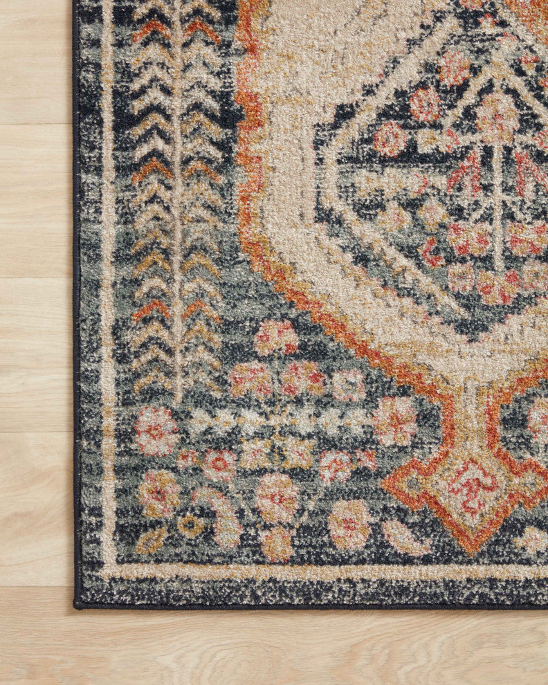 Loloi II Jocelyn JOC-05 Navy Multi Area Rug by Loloi II, 9'-6" X 12'-6"