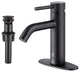Infrared Sensor Single Handle Bathroom Basin Faucet with Pop-Up Drain