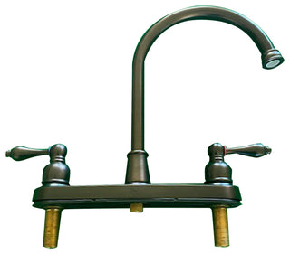 Two Handle Kitchen Faucet in Oil Rubbed Bronze Finish