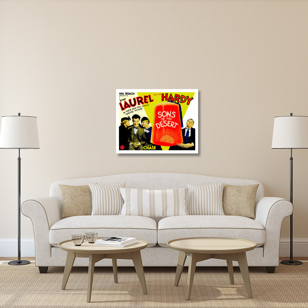 "Laurel & Hardy - Sons of the Desert" Canvas by Hollywood Photo Archive, 40x32"