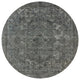 Ahgly Company Indoor Round Mid-Century Modern Area Rugs, 4' Round