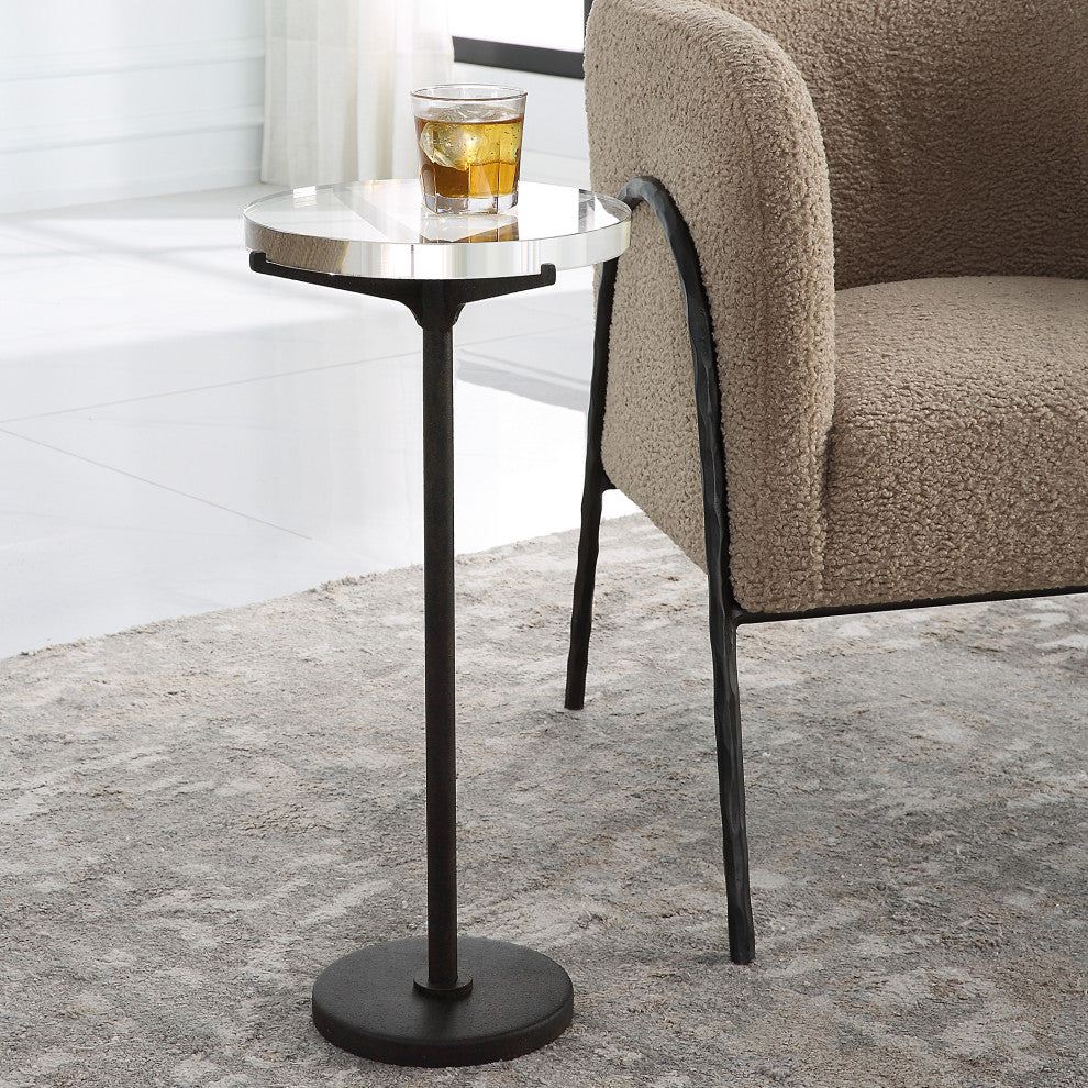 Uttermost 22915 Forge Industrial Accent Table