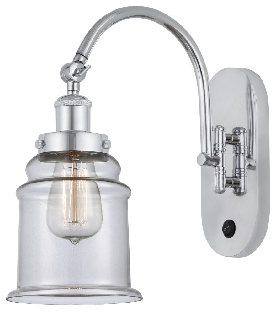 Innovations 918-1W-PC-G182-LED 1-Light Sconce, Polished Chrome