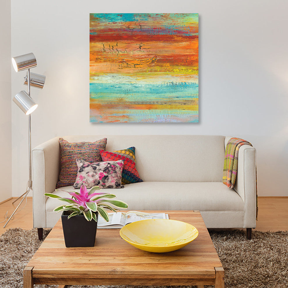 "No Destination" by Alicia Dunn, Canvas Print, 37"x37"