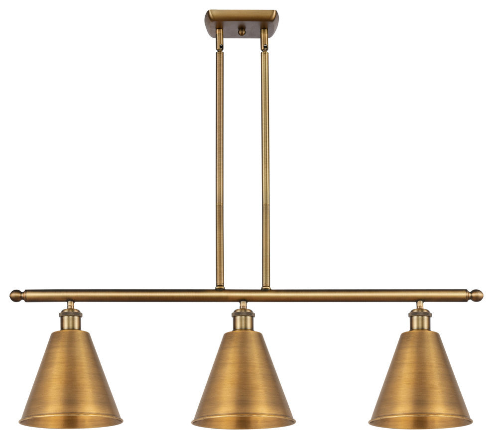 Ballston Cone Island Light, Brushed Brass, Brushed Brass