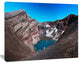 Volcano Kamchatka Panorama, Landscape Canvas Wall Art, 60"x28"