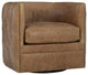 Bernhardt Palazzo Leather Swivel Chair