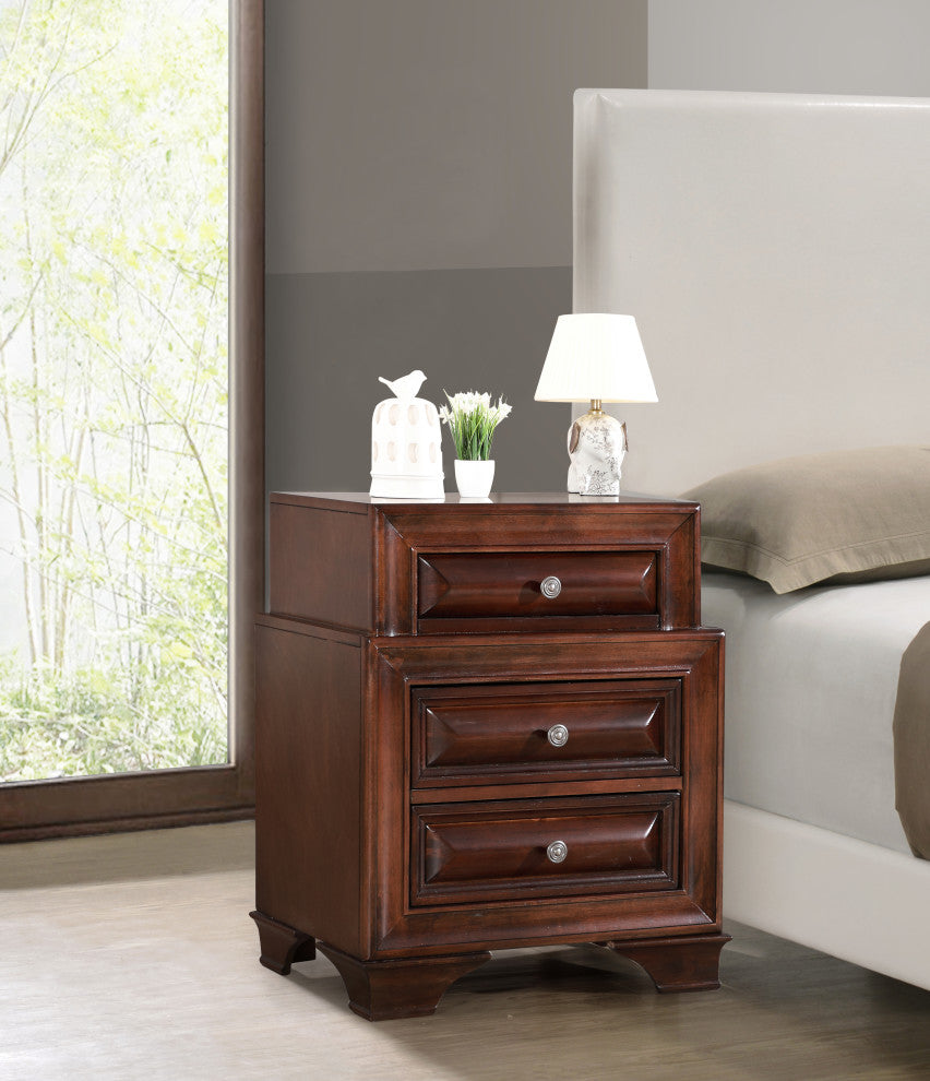 Hiko Nightstand, Cappuccino