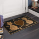 A1HC Rubber Twin Heart Cat Doormat, 18"X30"