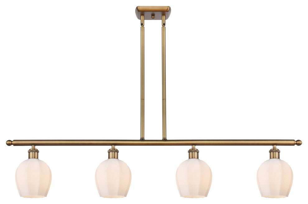 Innovations Lighting 516-4I-BB-G461-6 Norfolk 4 Light 48" Island Light