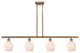 Innovations Lighting 516-4I-BB-G461-6 Norfolk 4 Light 48" Island Light