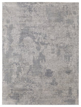 Kinton Modern Abstract, Silver/Gray, 10'x14' Area Rug