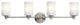 Bath 4-Light, Brushed Nickel, Incandescent