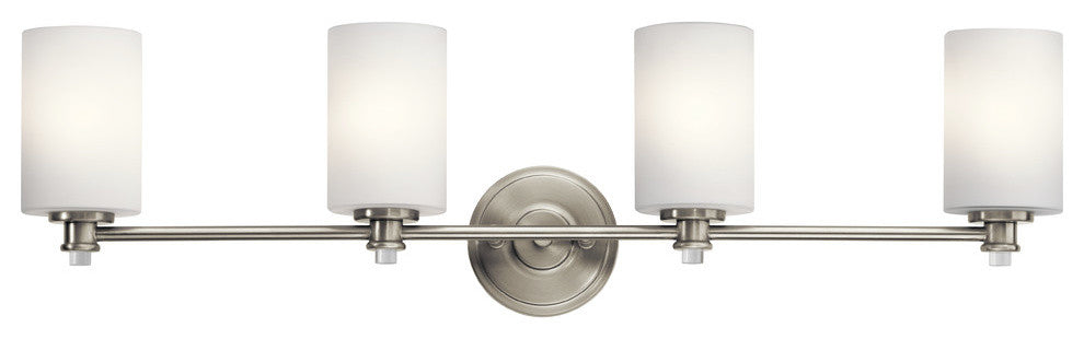 Bath 4-Light, Brushed Nickel, Incandescent