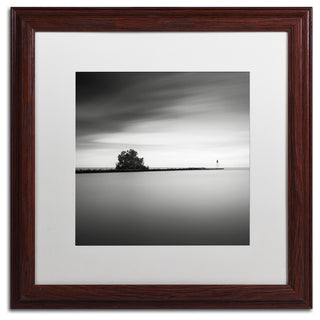 'Erieau 2' Matted Framed Canvas Art by Dave MacVicar