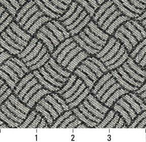 Black And Silver Geometric Heavy Duty Crypton Fabric By The Yard
