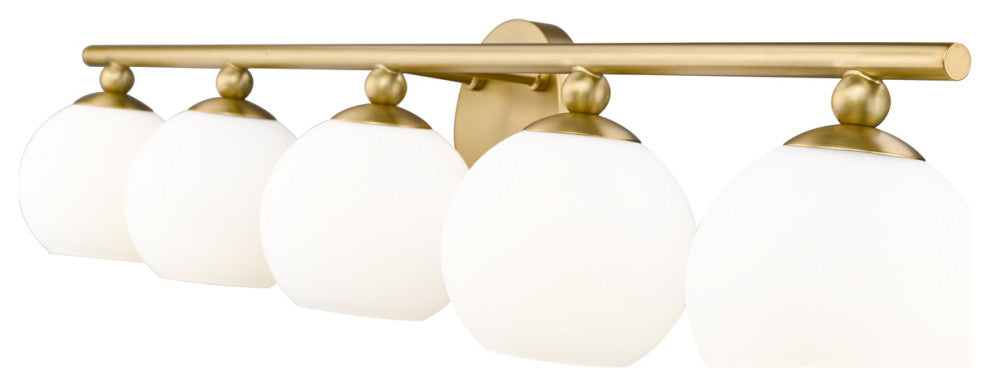 Z-LITE 5-Light Vanity, Modern Gold