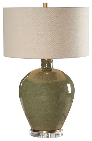 Uttermost Elva Emerald Table Lamp
