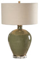 Uttermost Elva Emerald Table Lamp