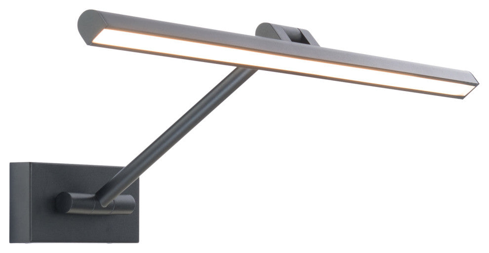 Reed LED Adjustable Picture Light 3000K, Black, 17"