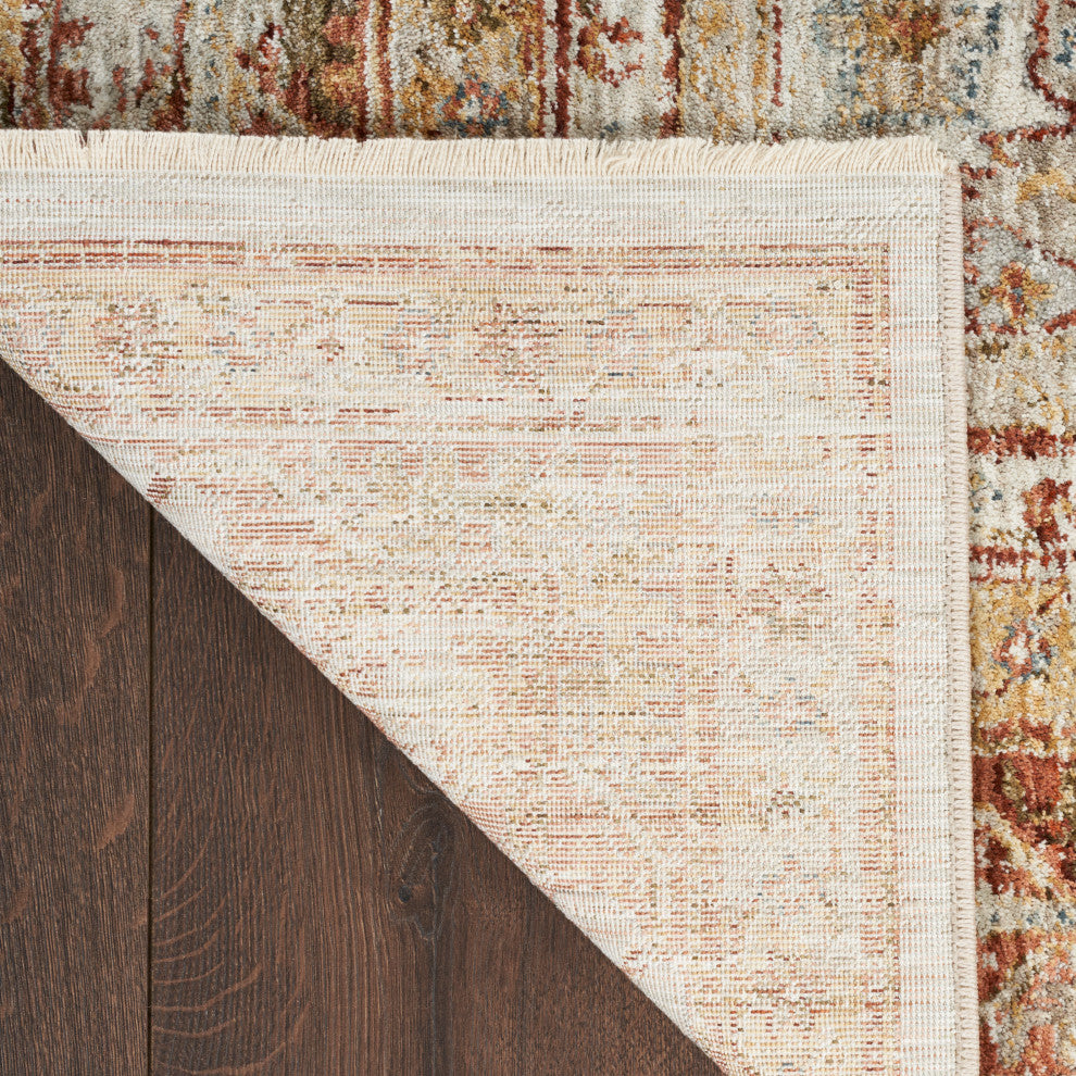 Nourison Home 5'3"x7'8" Petra Rust Area Rug