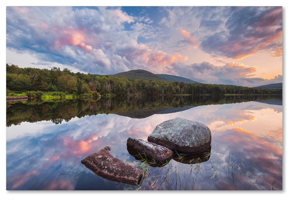 Michael Blanchette 'Cloud Mirror' Canvas Art, 19x12