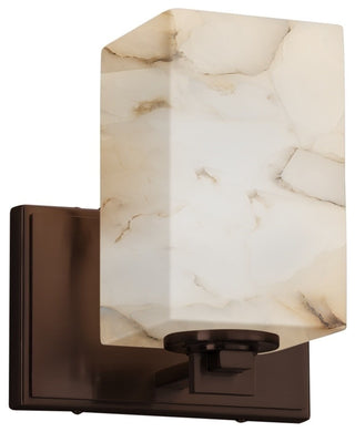 Alabaster Rocks! Era, Wall Sconce, Square/Flat, Bronze, LED