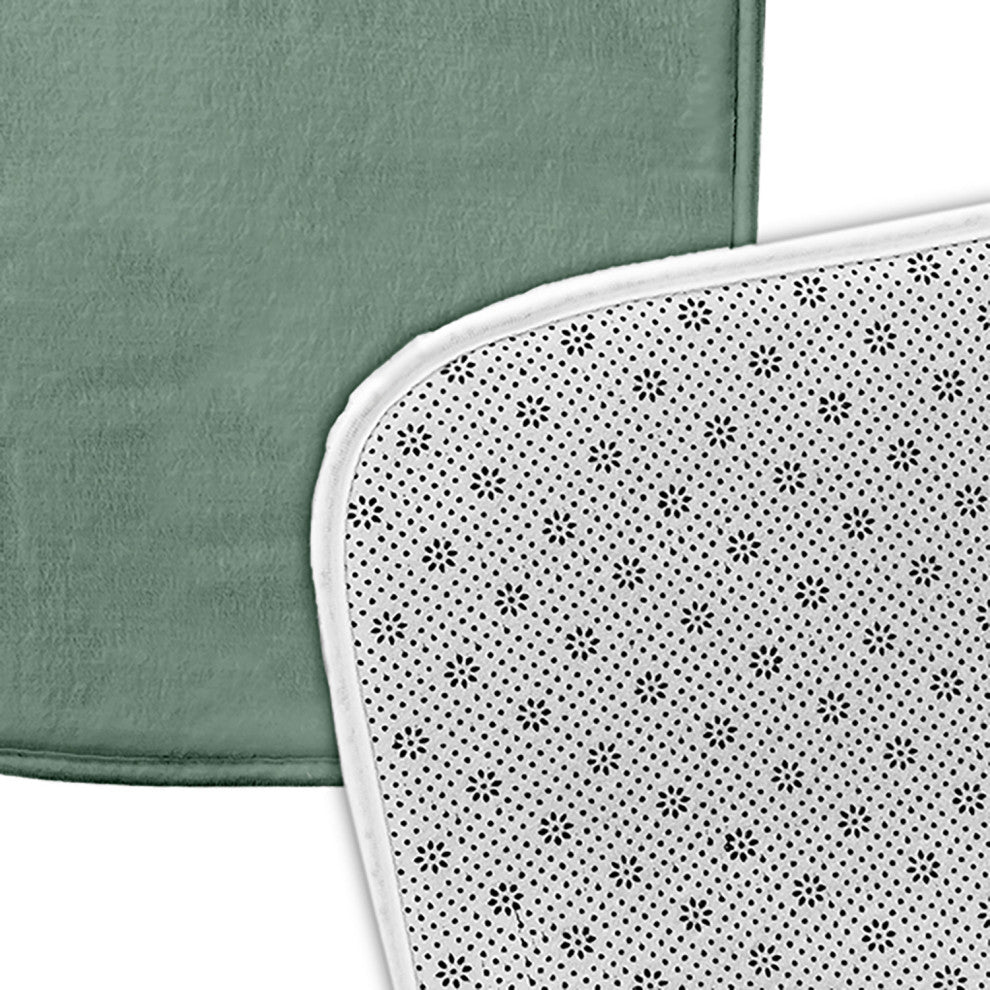 34" x 21" Compass Bathmat, Sage