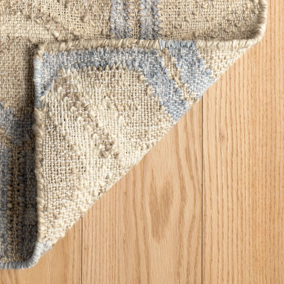 Dash & Albert Tala Blue Handwoven Jute Rug, Blue, 2' x 3'
