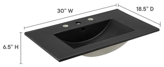 MODWAY Cayman 30" Bathroom Sink