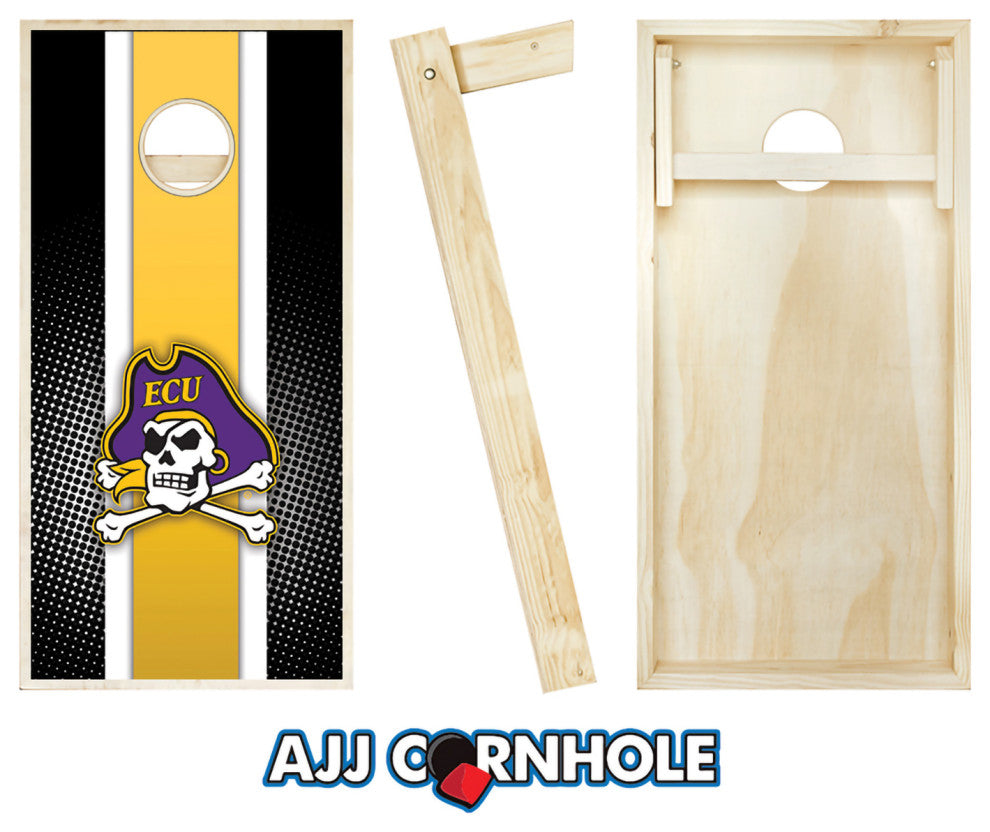 East Carolina Striped Cornhole Set