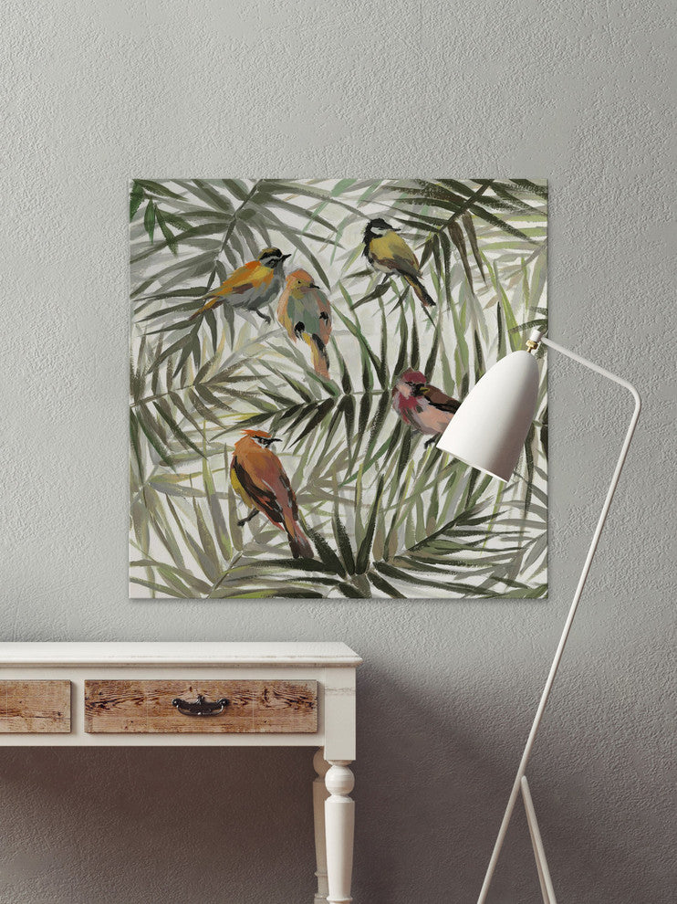 "Beautiful Life Out There" Painting Print on Wrapped Canvas, 48"x48"