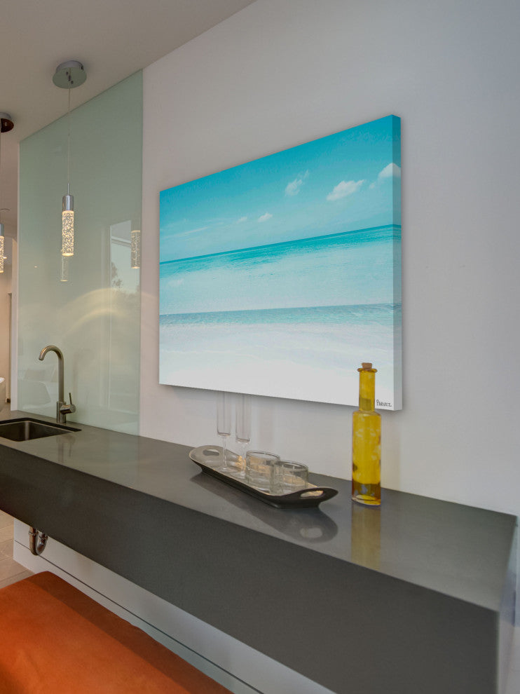 "Muted Layers" Print on Canvas, 18"x12"