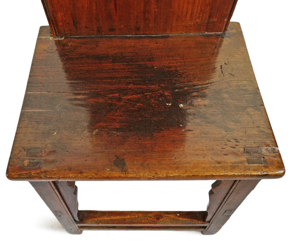 Consigned Antique Chinese Wood Lotus Chair