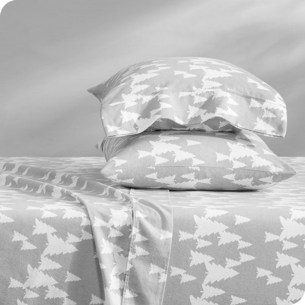Bare Home Cotton Flannel Sheet Set, Shenandoah, Queen