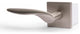 Modern Heavy Duty Designer Interior Door Lever - Lafayette Collection, Satin Nickel, Double Dummy