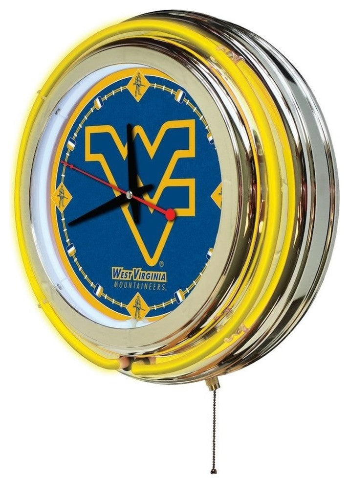 West Virginia Neon Clock