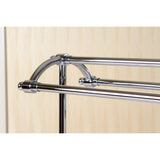 Kingston Brass Pedestal Towel Rack, Polished Chrome