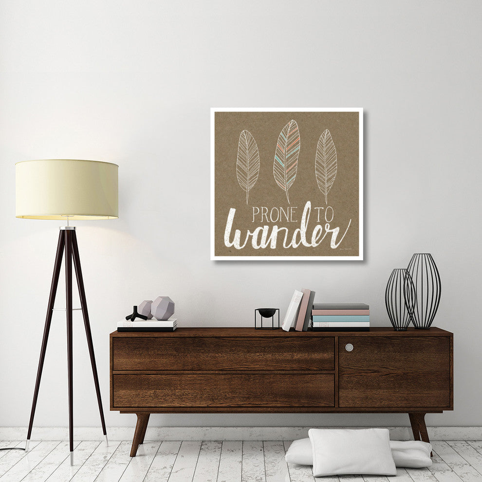 "Prone to Wander" Digital Paper Print by Laura Marshall, 38"x38"