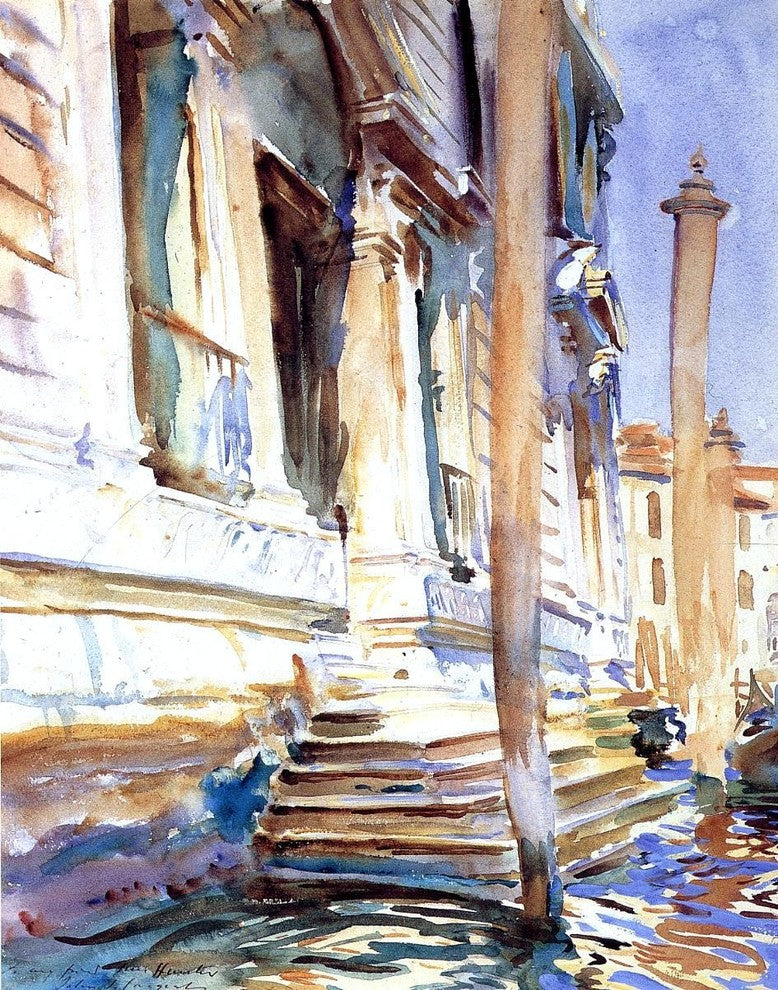 John Singer Sargent Doorway of a Venetian Palace Gallery Wrapped Canvas Print