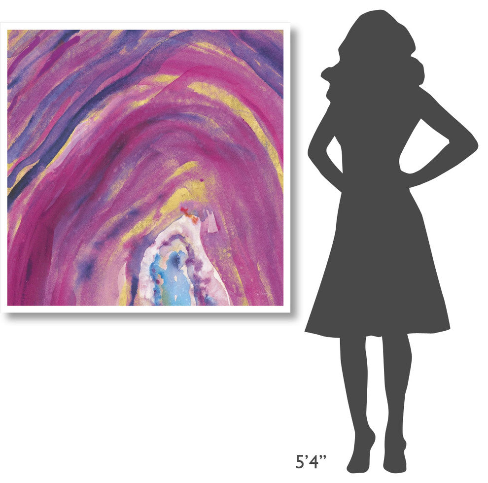 "Rarity II Square" Digital Paper Print by Sue Schlabach, 42"x42"