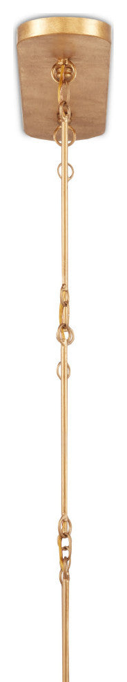 Grand Lotus White Oval Chandelier