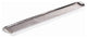 40" Long Raw Nickel Serving Tray, Silver