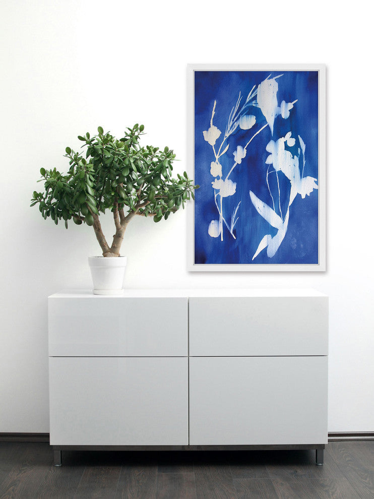 Marmont Hill, "Cyanotype" by Christine Lindstrom Framed Painting Print, 20x30