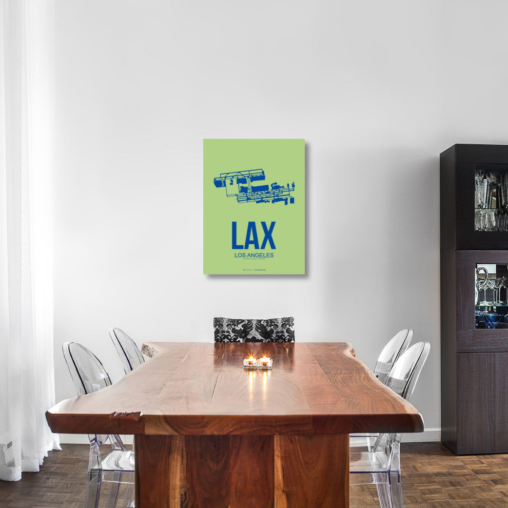 "LAX Los Angeles Poster 1" Fine Art Print
