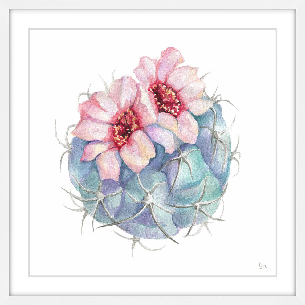 "Flowers of the Desert" Framed Painting Print, 24"x24"