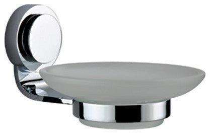 Dawn Glass Soap Dish With Circle Series Holder