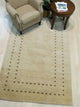 Beige Transitional Solid Lori Baft Area Rug