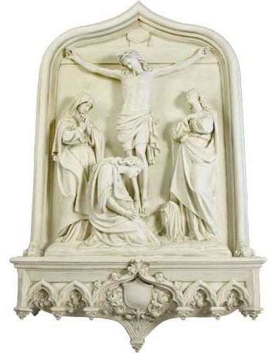 Crucifixion Scene Wall 64 Religious Sculpture
