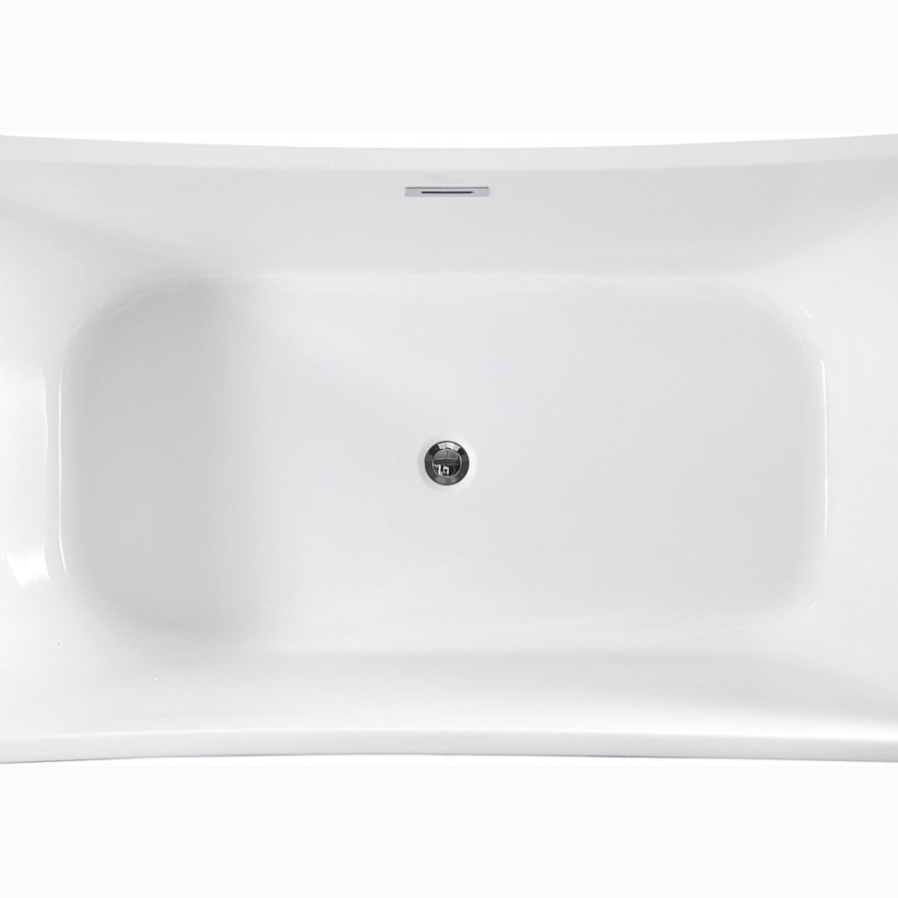 Arles 67" Freestanding Bathtub, White